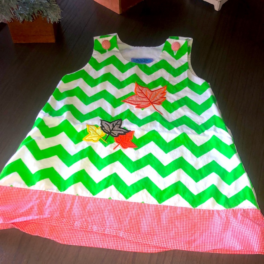 Cece 💚 garden dress Girls Sz 3